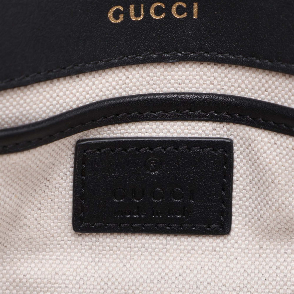 Gucci Calfskin Horsebit 1955 Top Handle Bag — Black