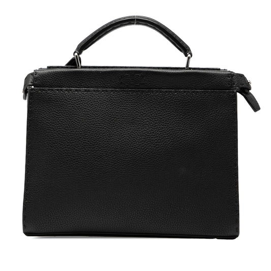 Fendi Mini Calfskin Romano Selleria Peekaboo Iconic Fit Satchel