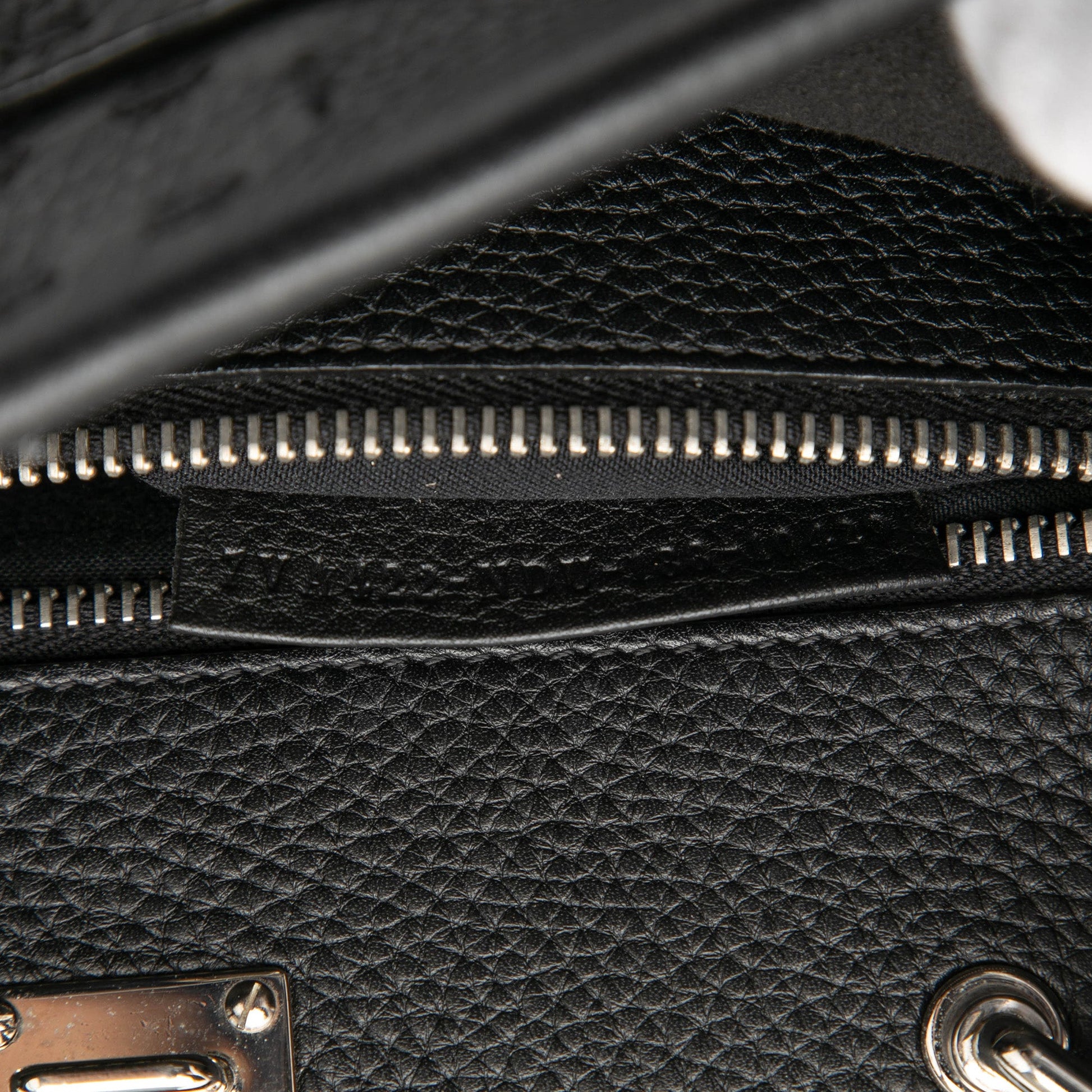 Fendi Mini Calfskin Romano Selleria Peekaboo Iconic Fit Satchel