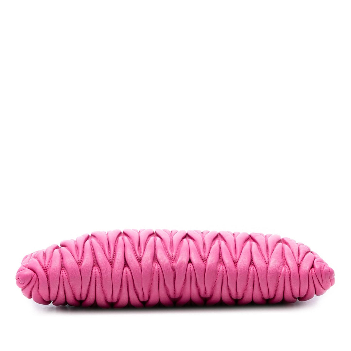 Miu Miu Matelasse Nappa Frame Clutch with Strap
