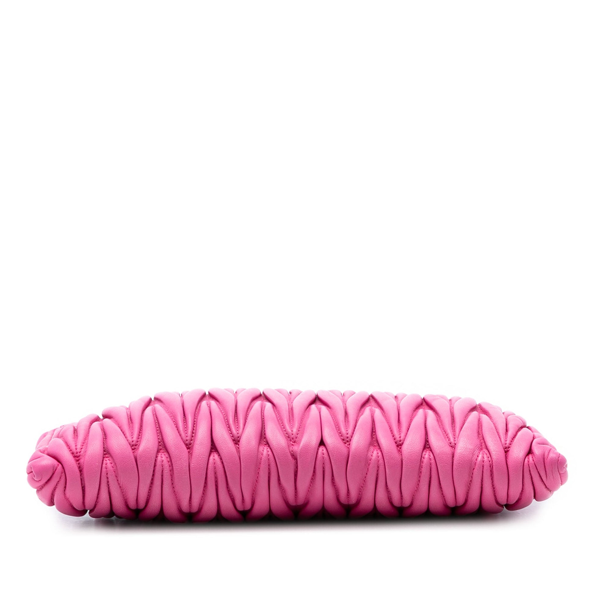 Miu Miu Matelasse Nappa Frame Clutch with Strap