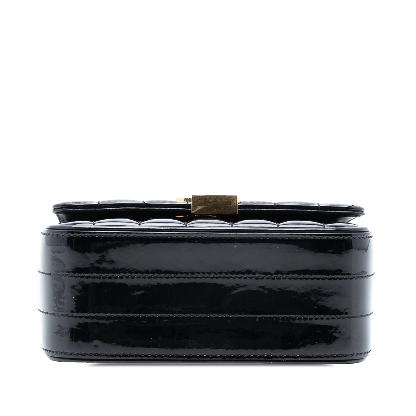 Saint Laurent Small Patent Monogram Vicky Chain Bag