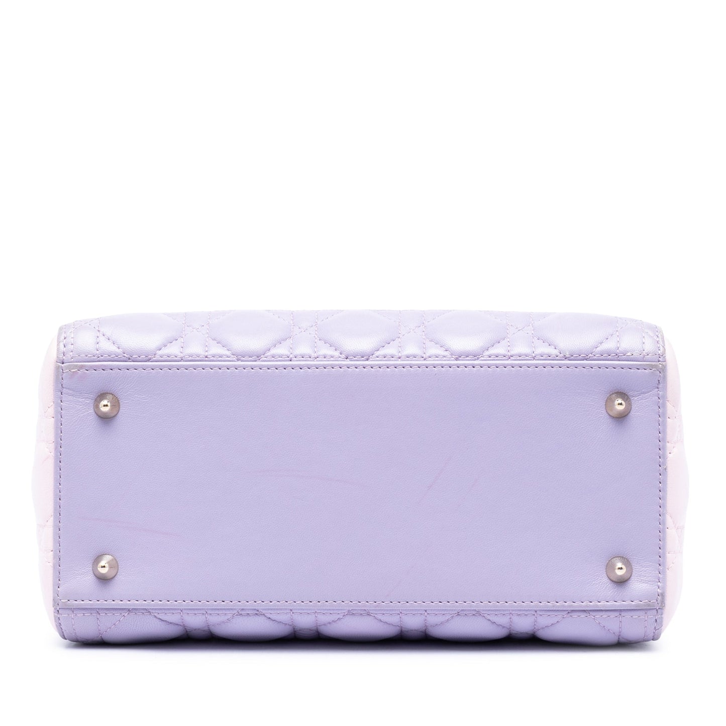 Dior Medium Tricolor Lambskin Cannage Lady Dior