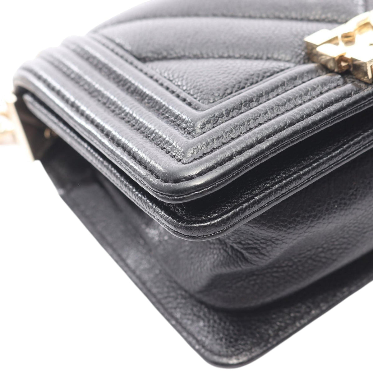 Chanel Mini Chevron Lambskin Boy Flap