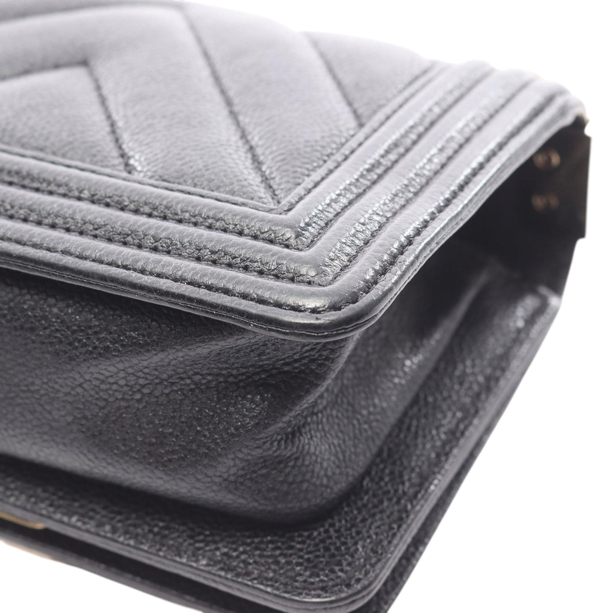 Chanel Mini Chevron Lambskin Boy Flap