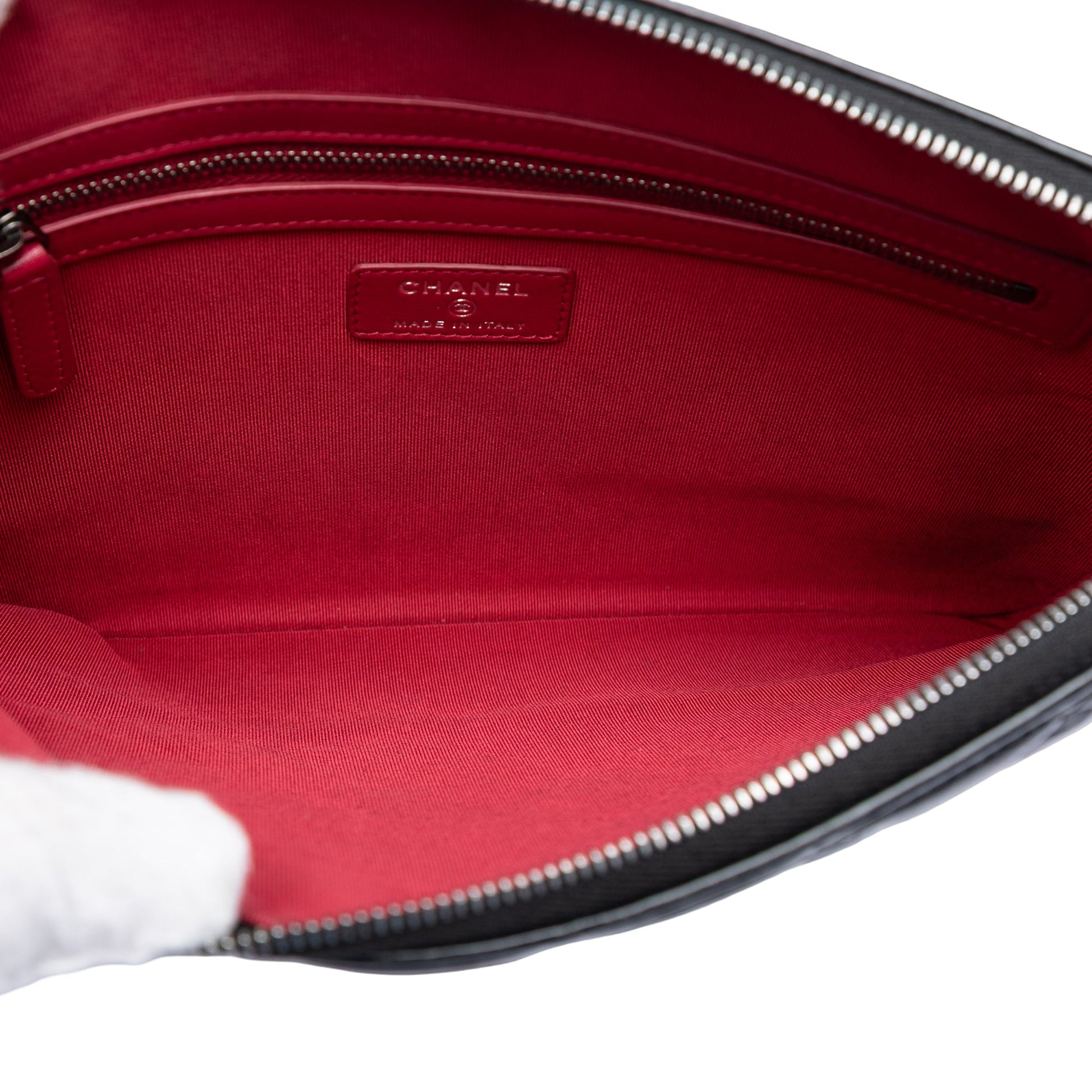 Chanel Medium Aged Calfskin Gabrielle O Case Clutch