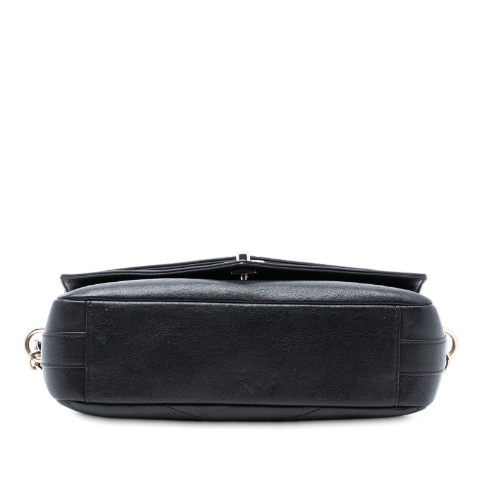 Chanel Mini Quilted Sheepskin Double Chevron Flap