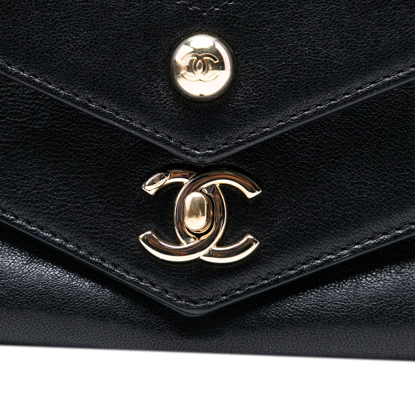 Chanel Mini Quilted Sheepskin Double Chevron Flap