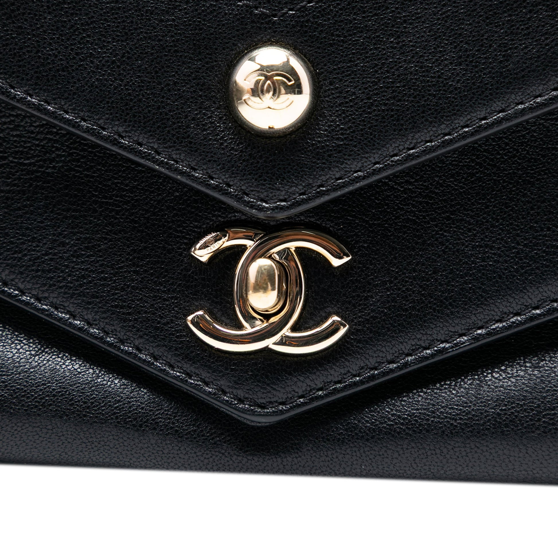Chanel Mini Quilted Sheepskin Double Chevron Flap