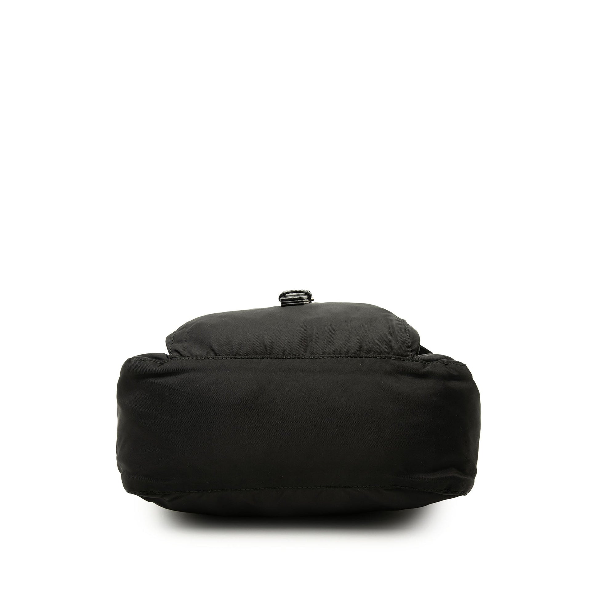 Prada Tessuto Zip Buckle Messenger Bag