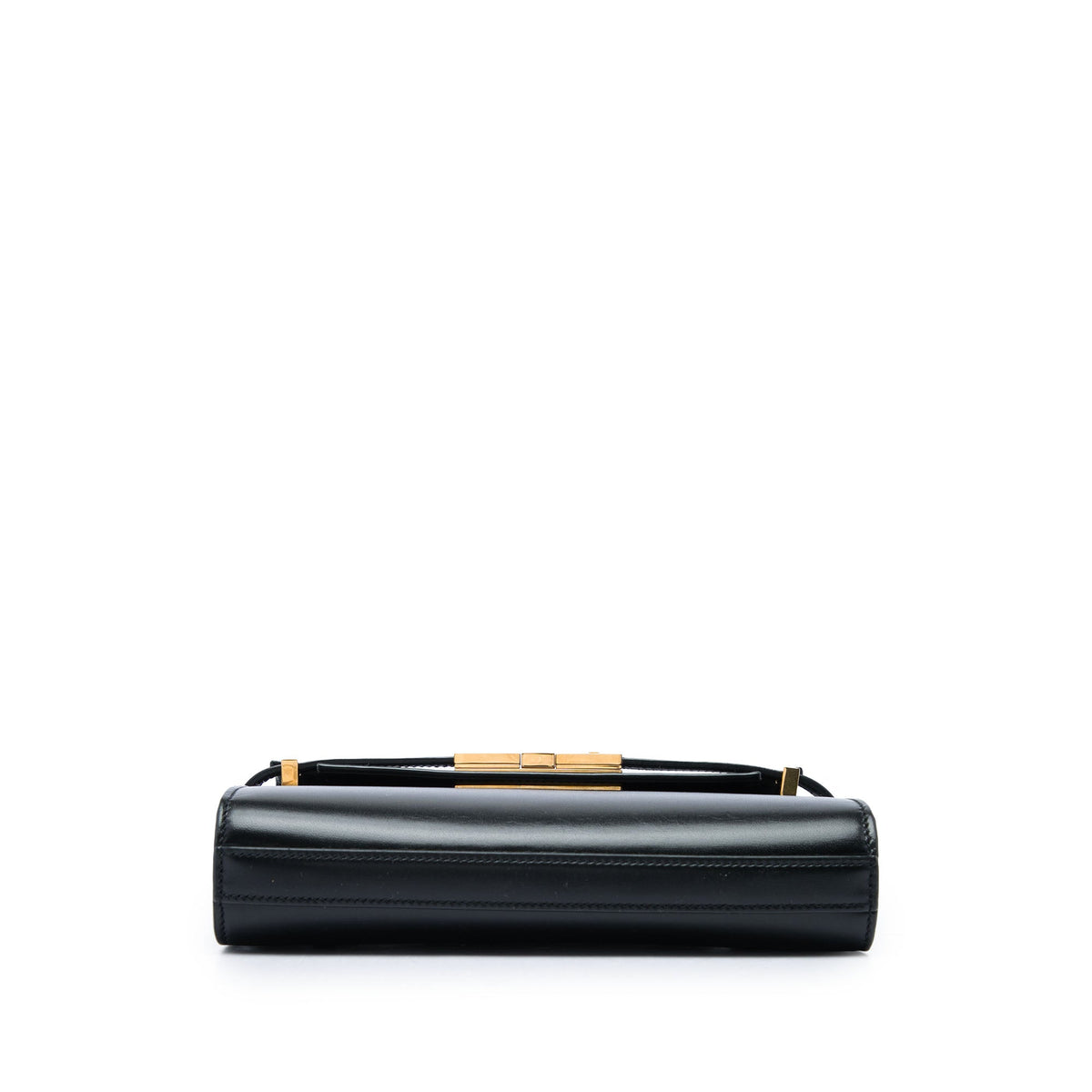 Saint Laurent Mini Smooth Calfskin Manhattan Crossbody — Black
