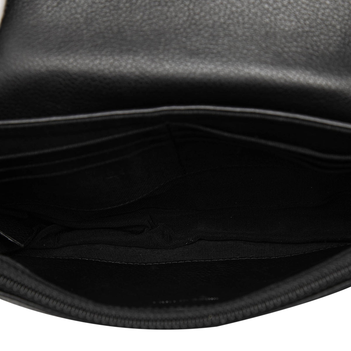 Chanel CC Caviar Half Moon Wallet on Chain