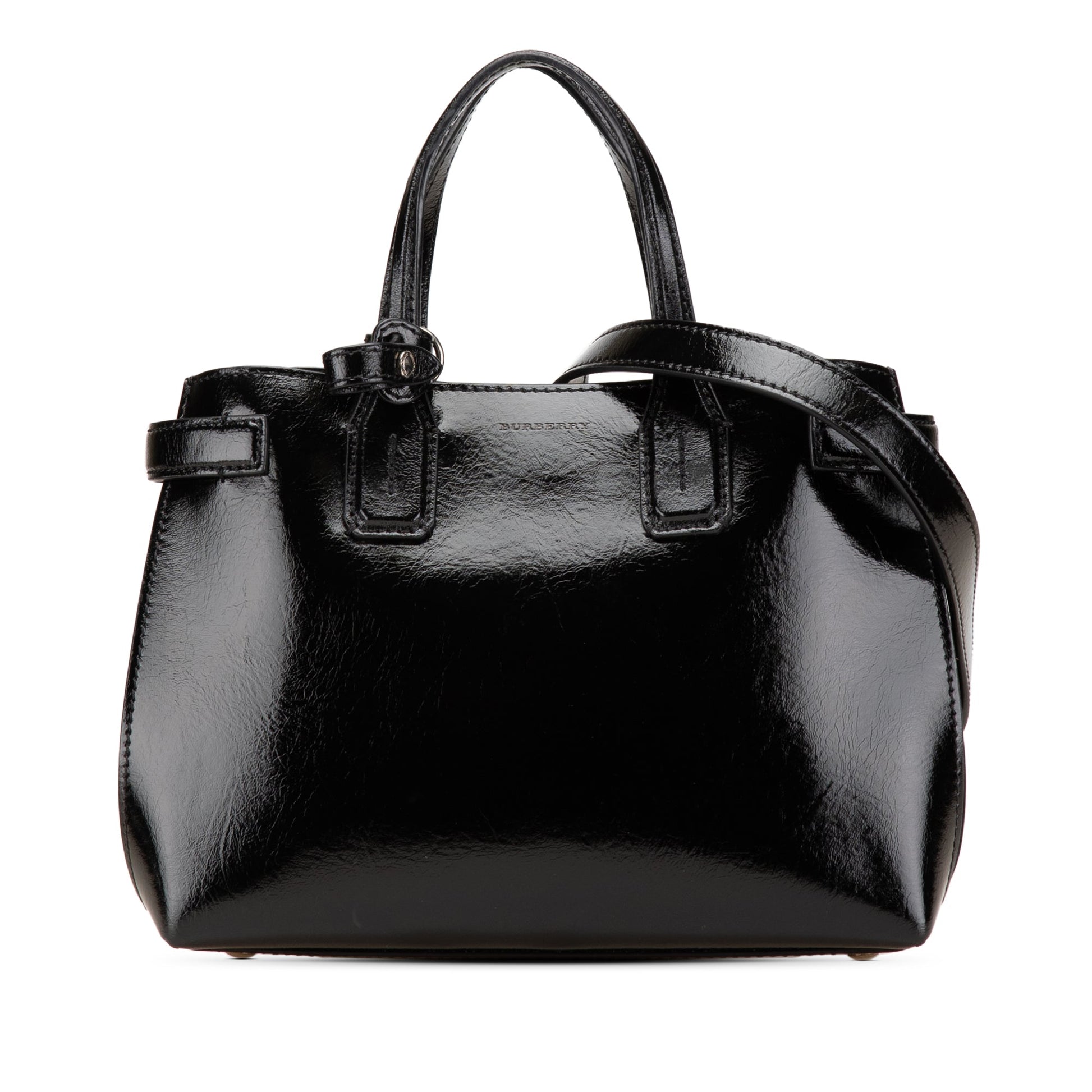 Burberry Small Soft Calfskin Banner Satchel
