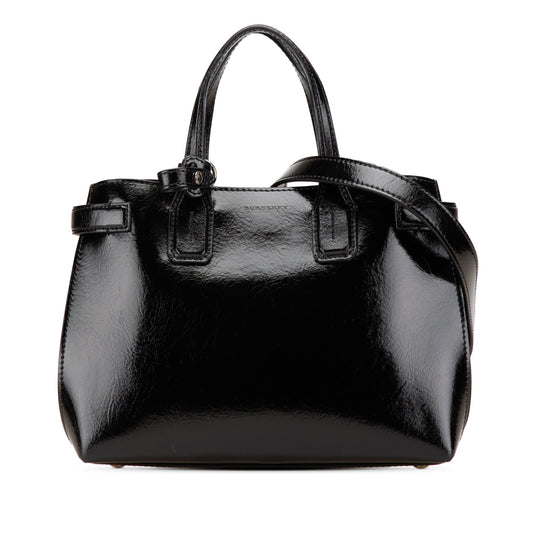 Burberry Small Soft Calfskin Banner Satchel