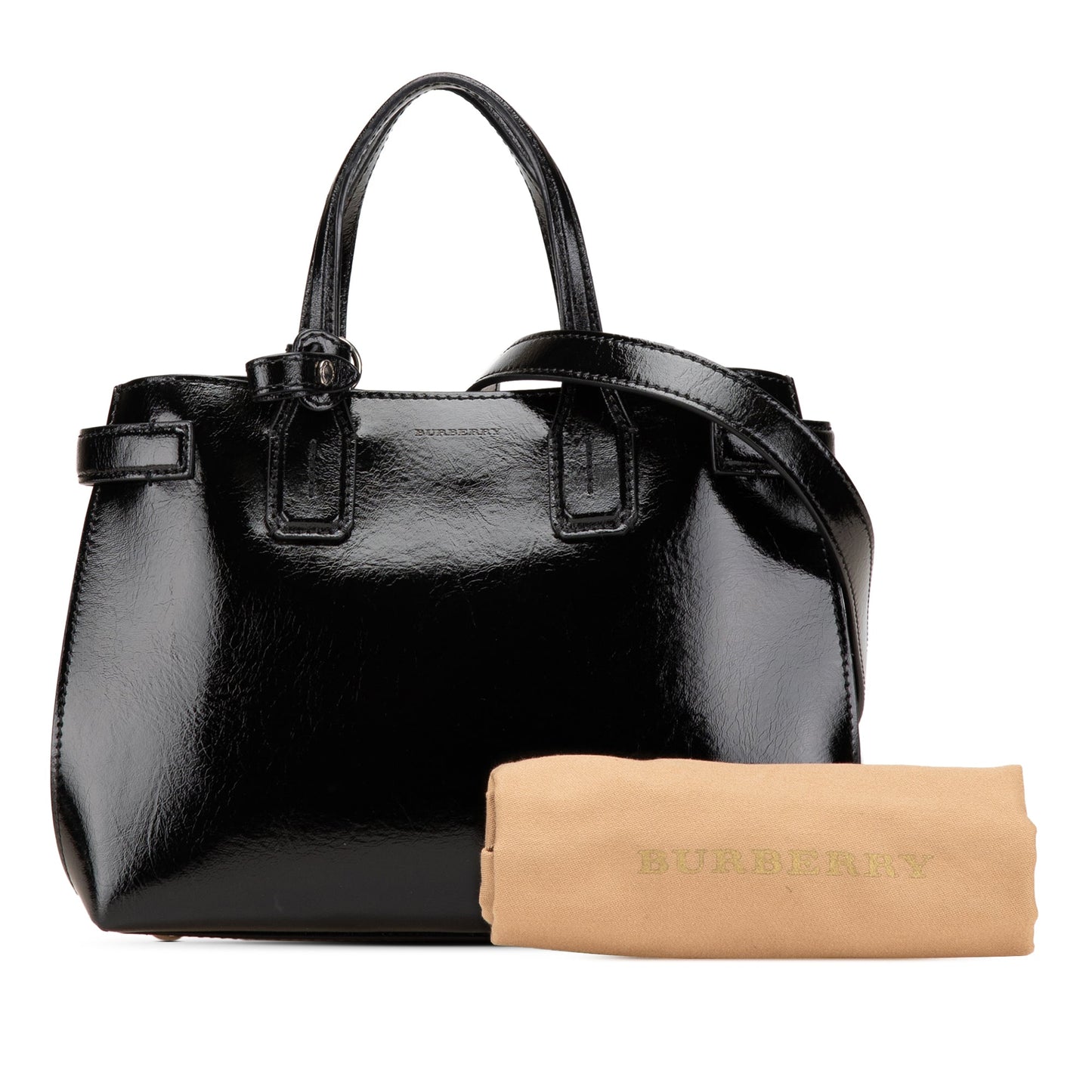 Burberry Small Soft Calfskin Banner Satchel
