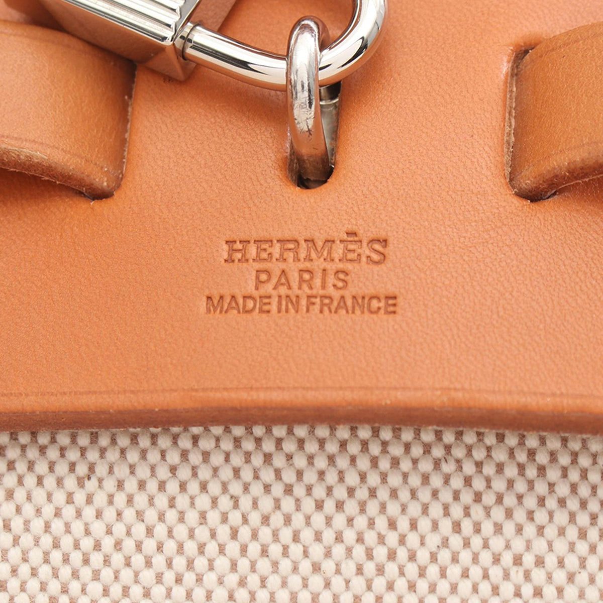 Hermès Toile Herbag MM — Beige