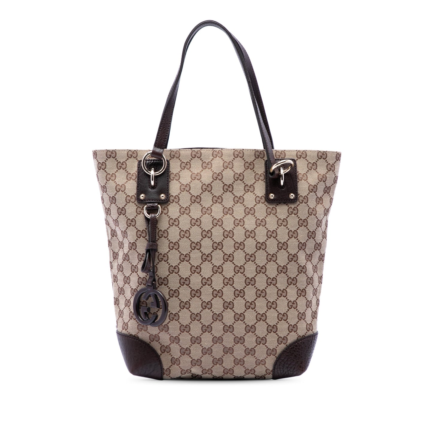 Gucci GG Canvas GG Charm Tote