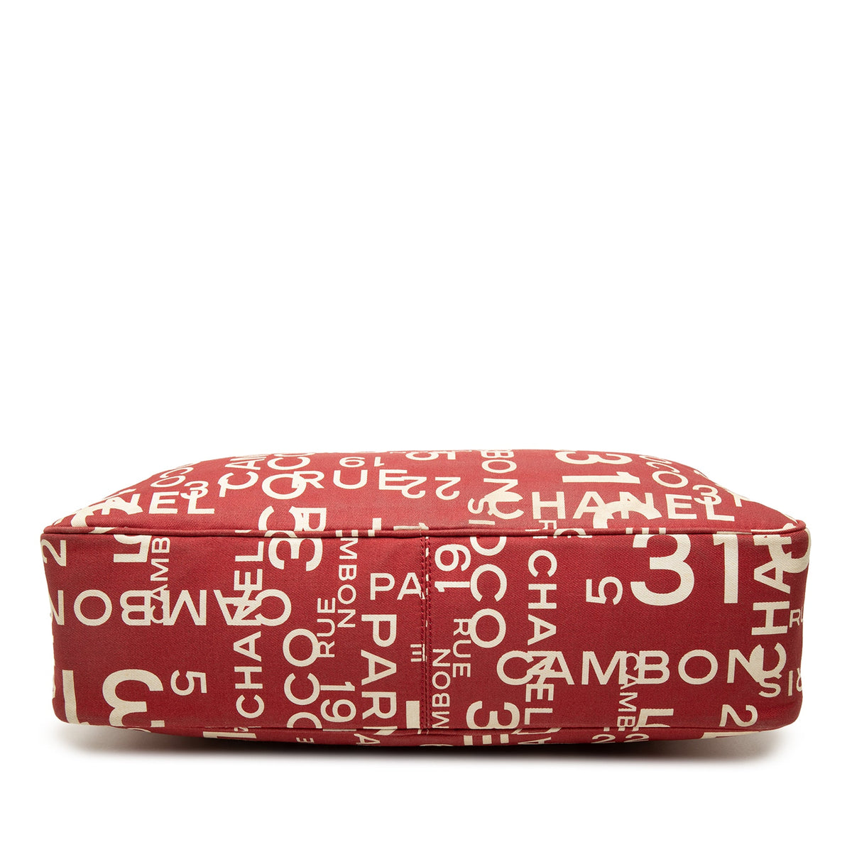 Chanel Printed Canvas 31 Rue Cambon Shoulder Bag — Red