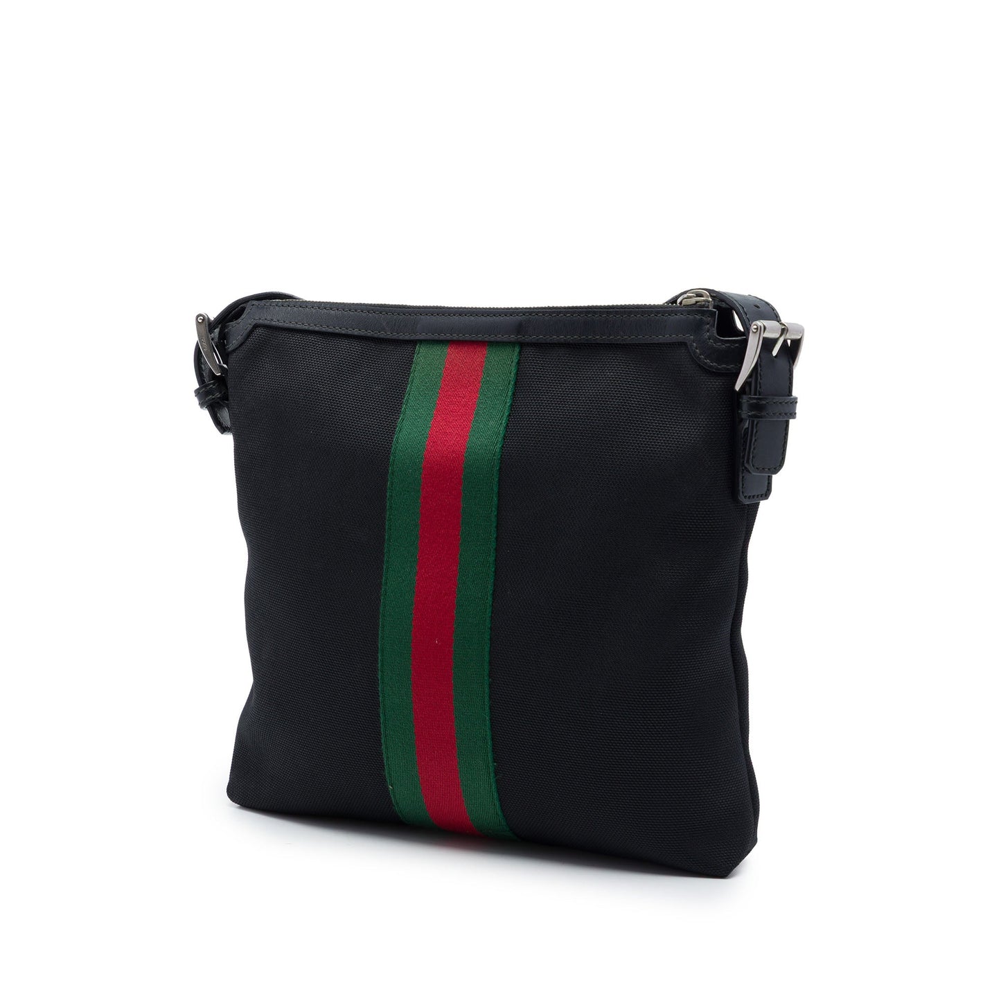 Gucci GG Techno Canvas Web Messenger Bag