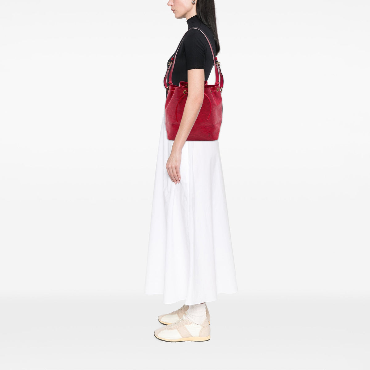 Louis Vuitton Epi Petit Noe — Red