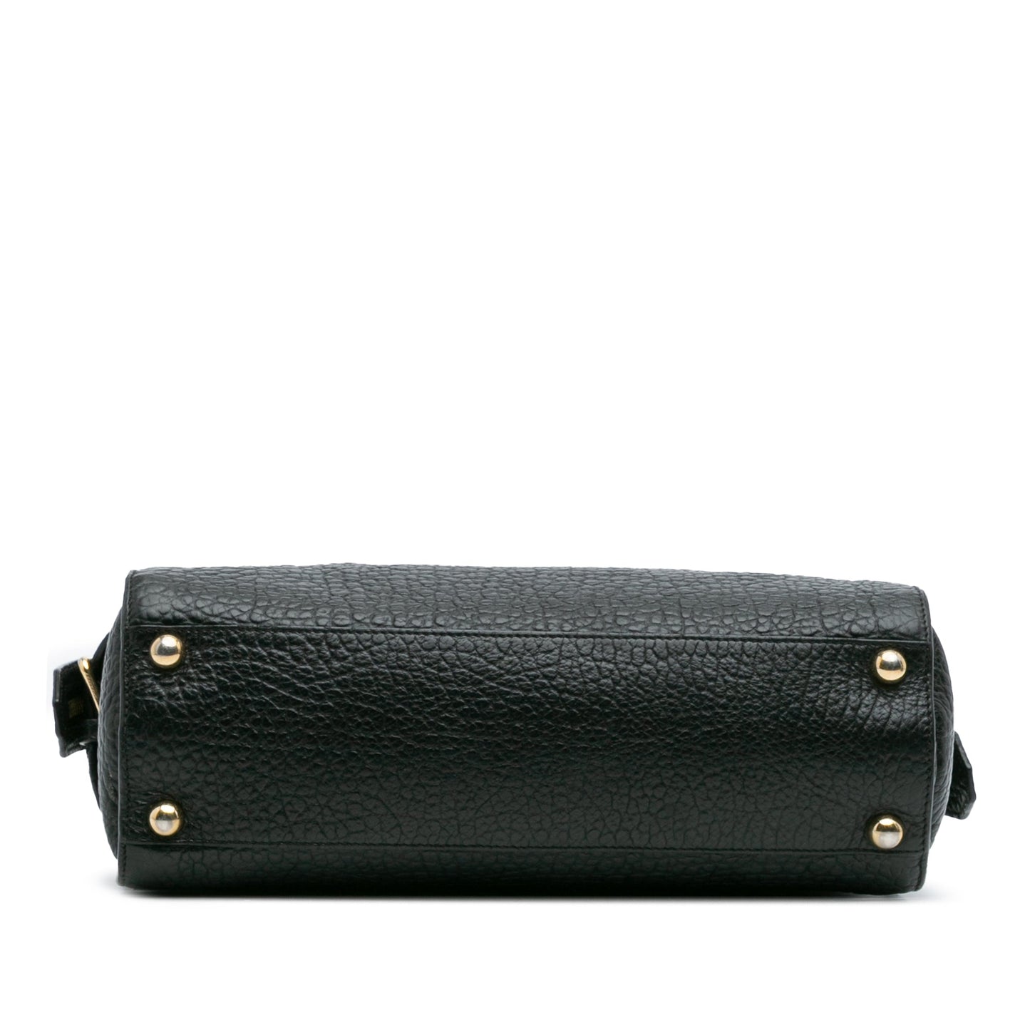 Burberry Medium Grained Leather Clifton Satchel