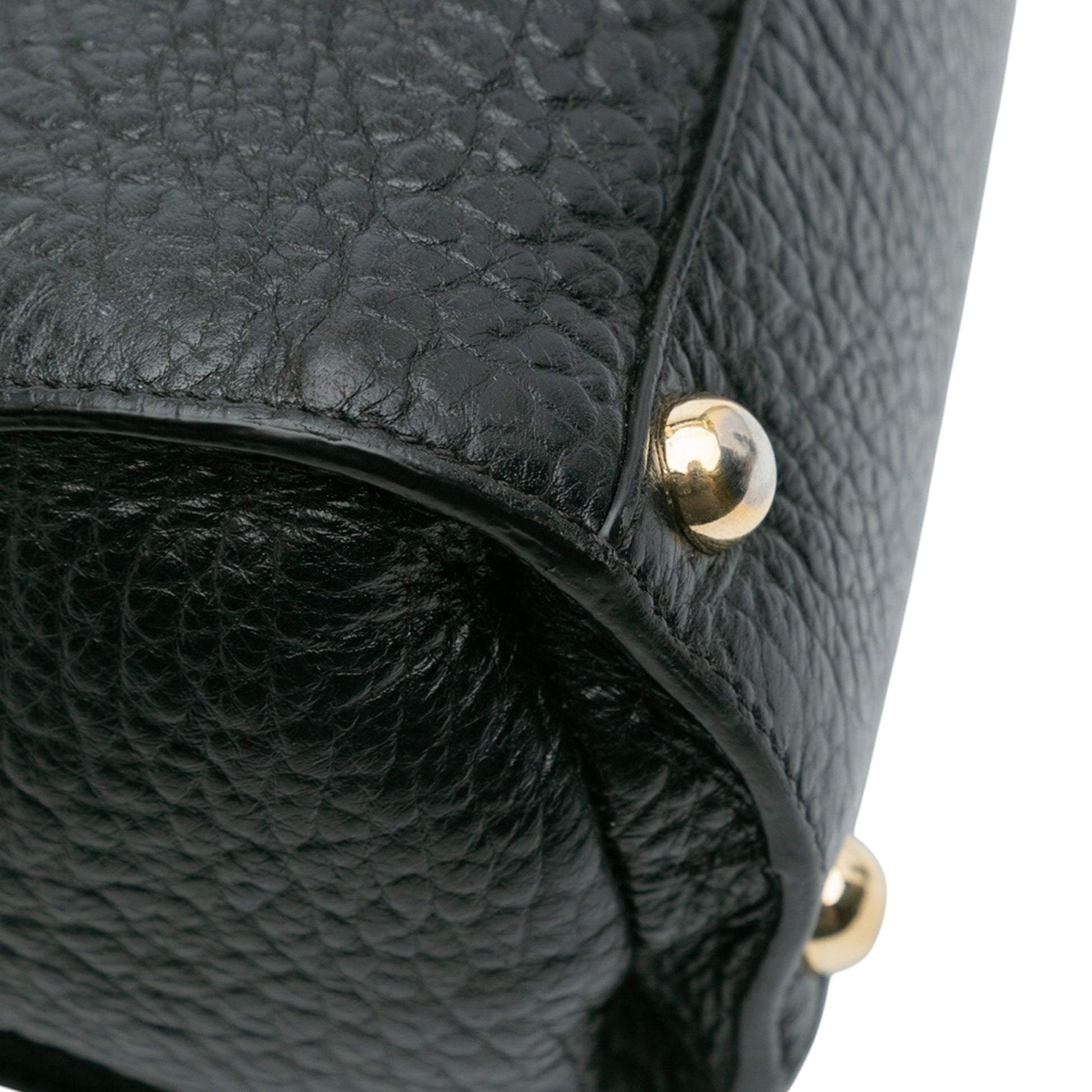 Burberry Medium Grained Leather Clifton Satchel