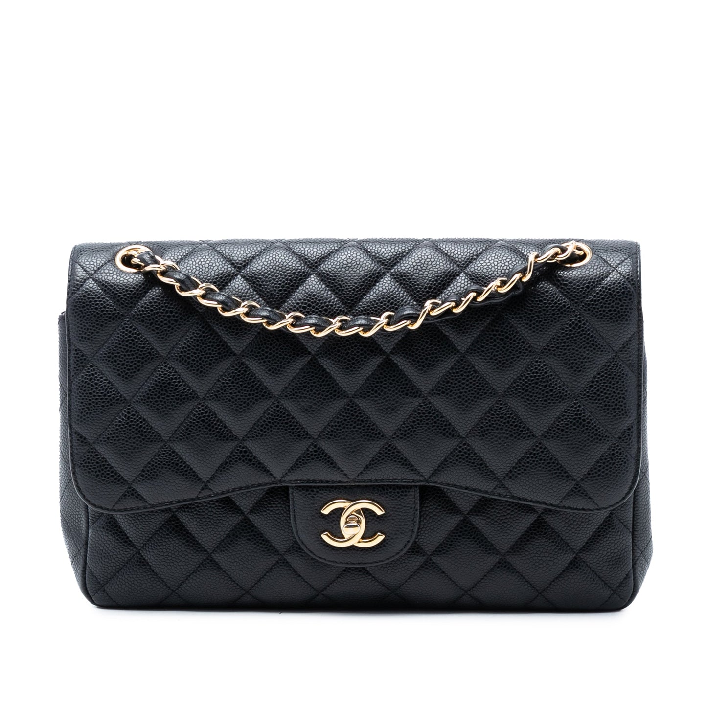 Chanel Jumbo Classic Caviar Double Flap