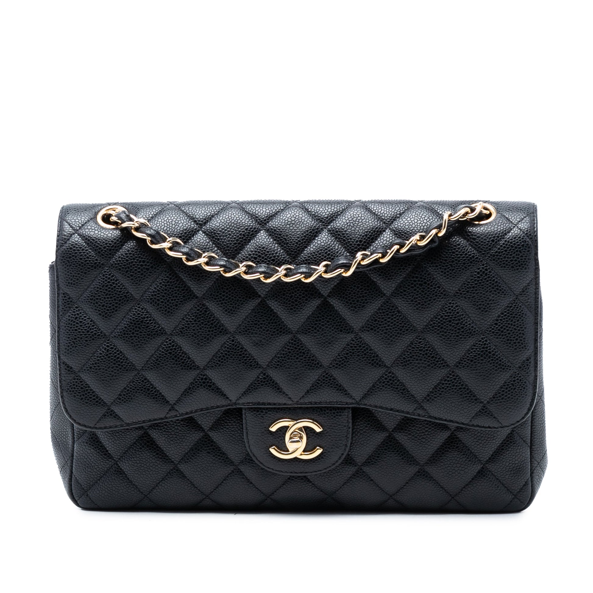 Chanel Jumbo Classic Caviar Double Flap