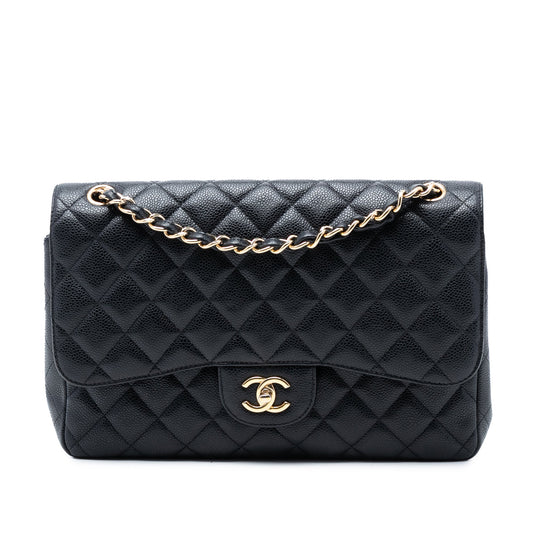 Chanel Jumbo Classic Caviar Double Flap