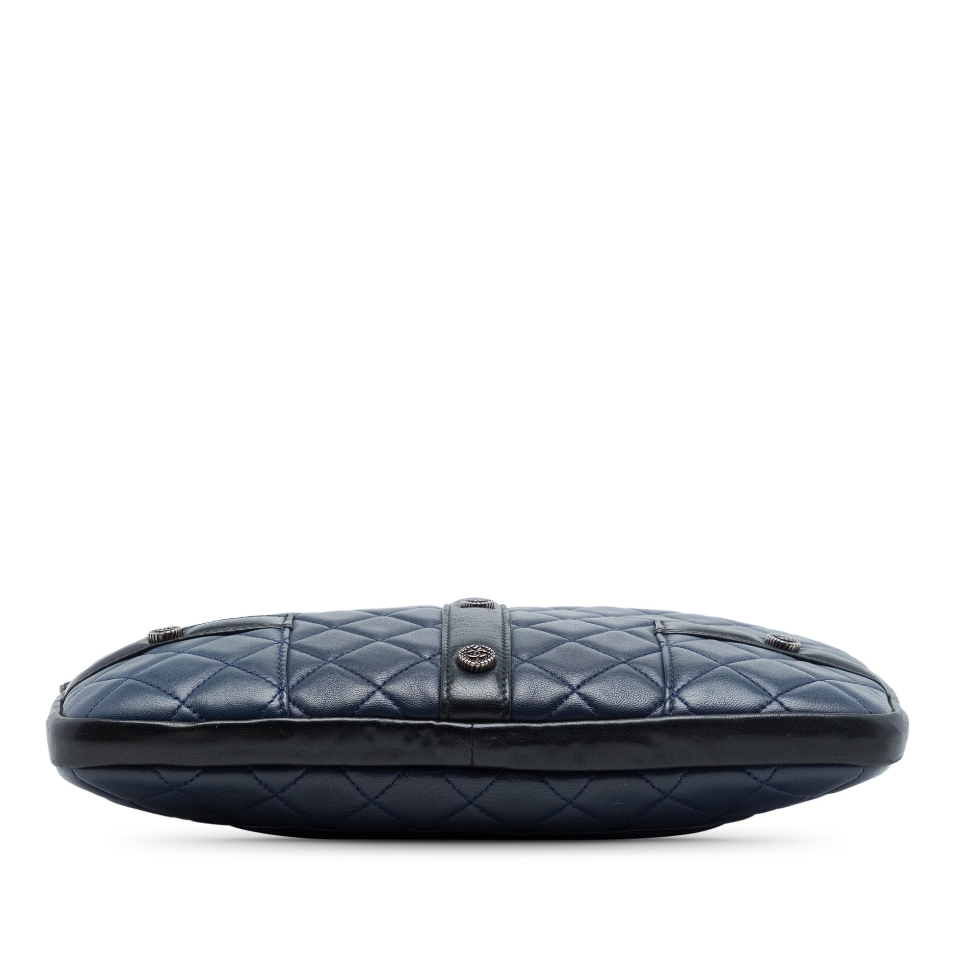 Chanel Small Quilted Lambskin Girl Clutch on Chain