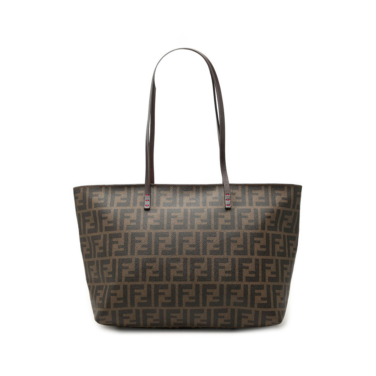 Fendi Small Zucca Spalmati Roll Tote