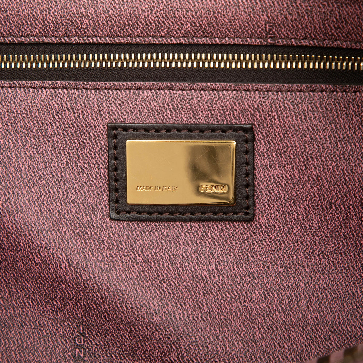 Fendi Small Zucca Spalmati Roll Tote
