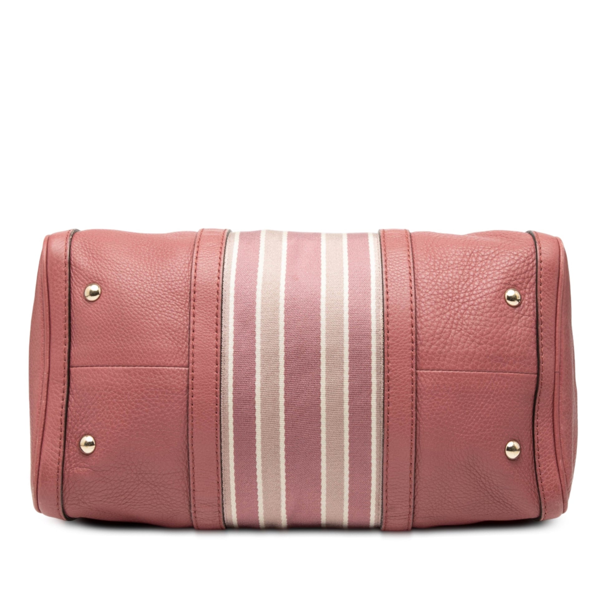 Gucci Medium Calfskin Web Joy Boston Bag