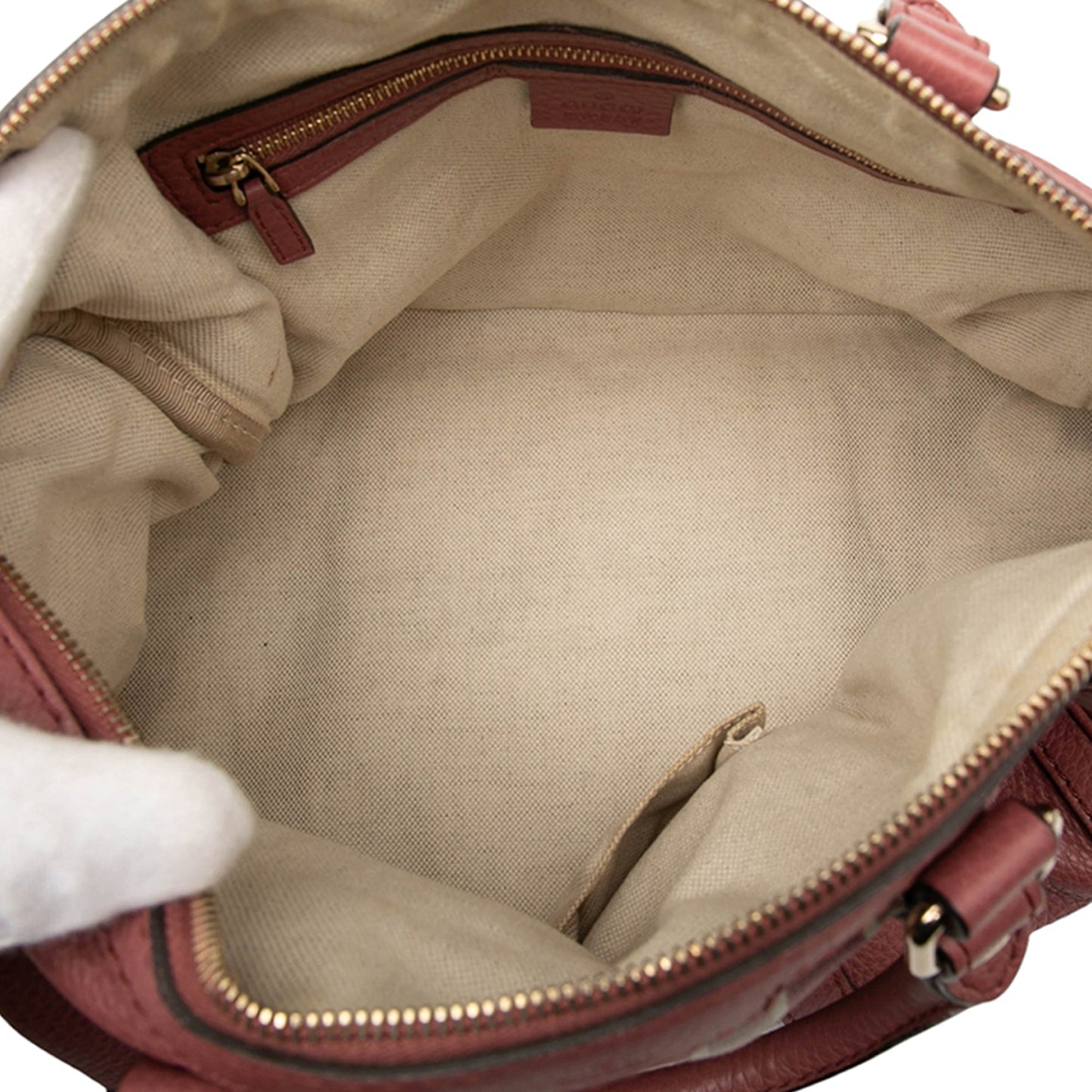 Gucci Medium Calfskin Web Joy Boston Bag