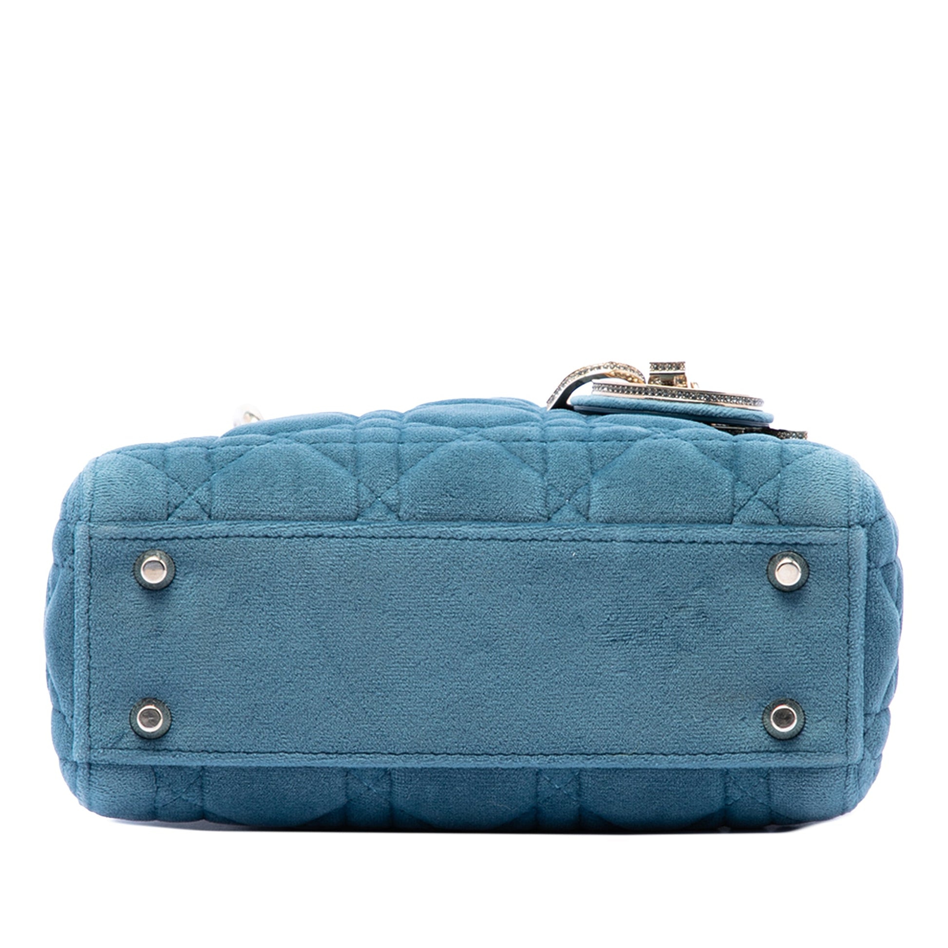 Dior Mini Velvet Cannage Lady Dior