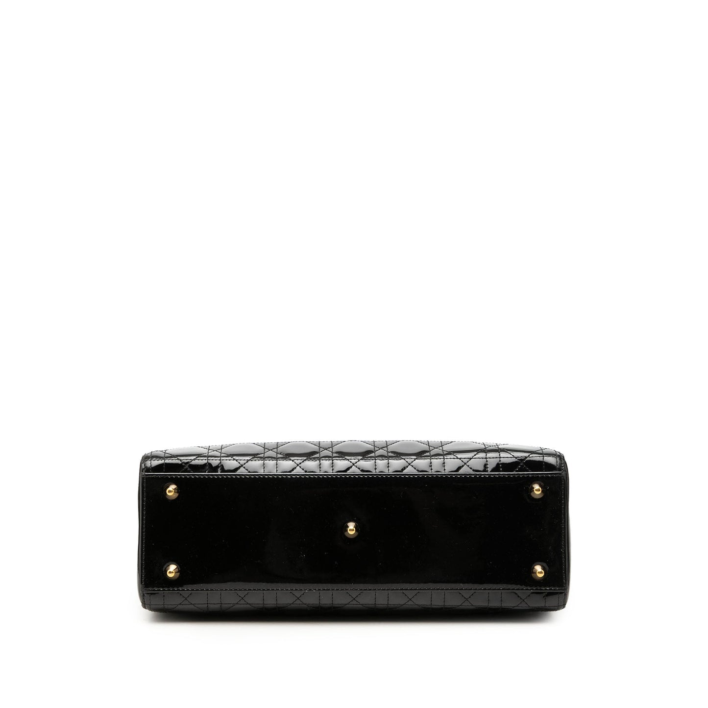 Dior Large Patent Cannage Lady Dior