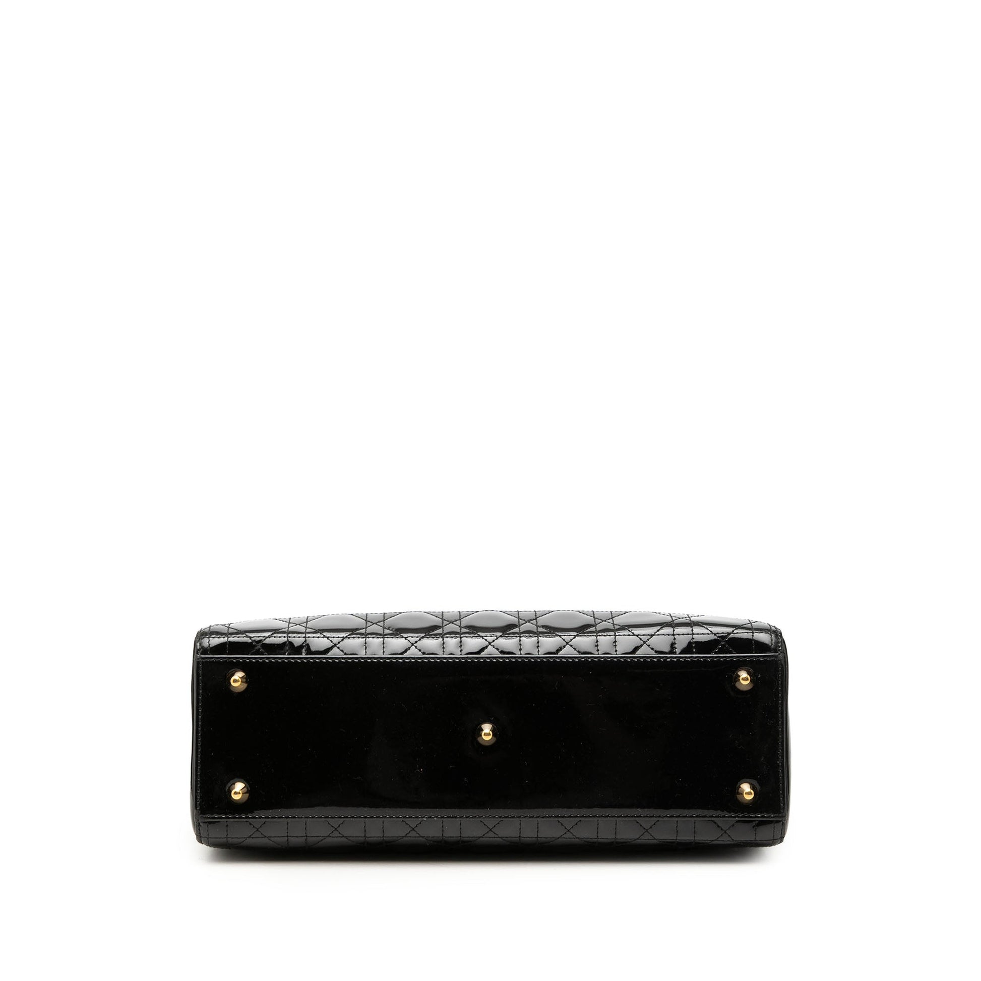 Dior Large Patent Cannage Lady Dior