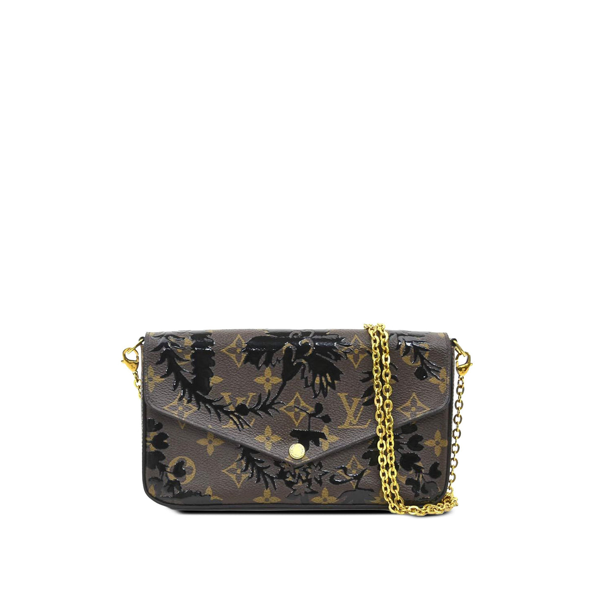 Louis Vuitton Monogram Blossom Pochette Felicie — Brown