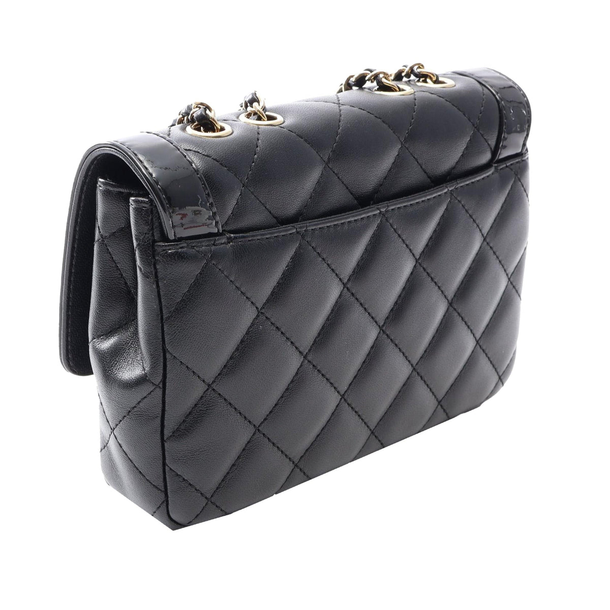 Chanel Mini Crumpled Glazed Lambskin Flap