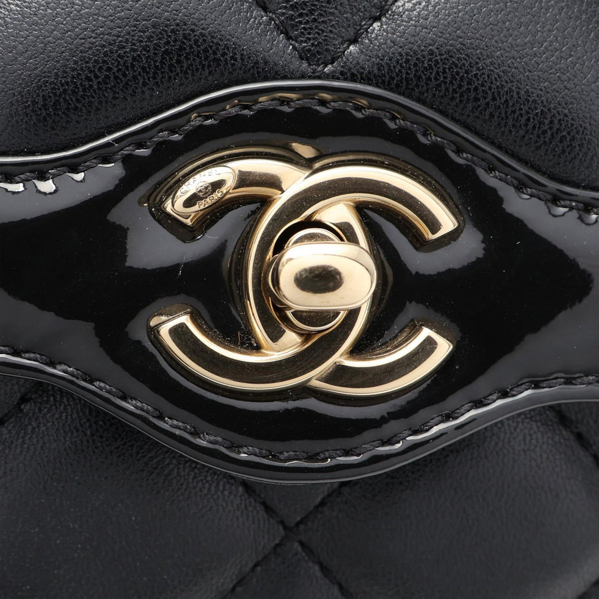 Chanel Mini Crumpled Glazed Lambskin Flap