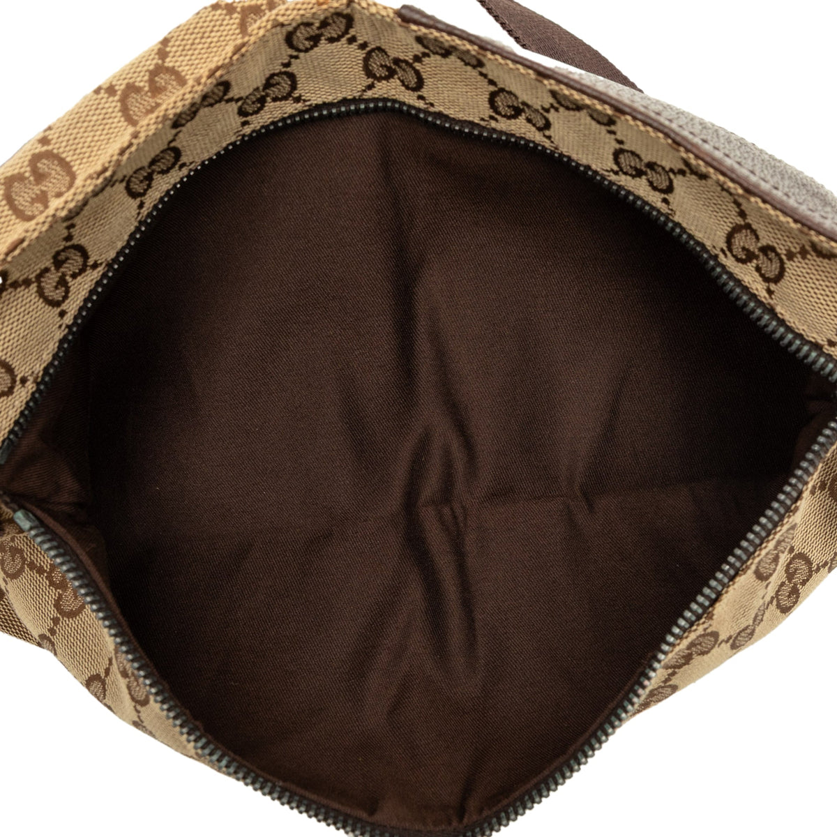 Gucci GG Canvas Double Pocket Belt Bag