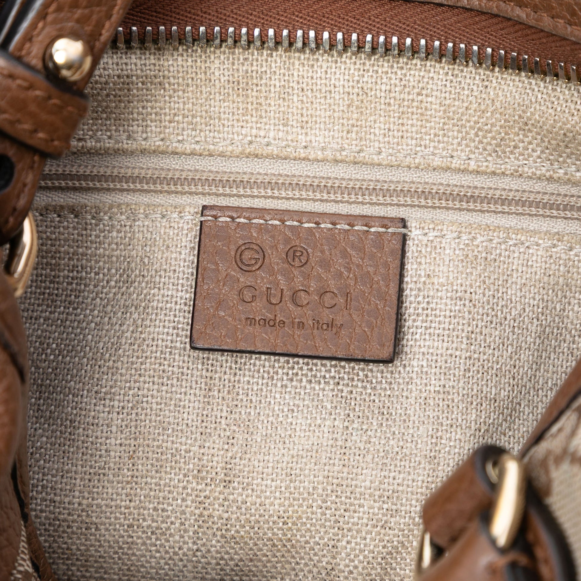 Gucci Small GG Canvas Bree Satchel