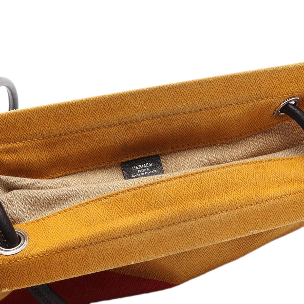 Hermès Canvas Rocabar Aline Bag — Yellow