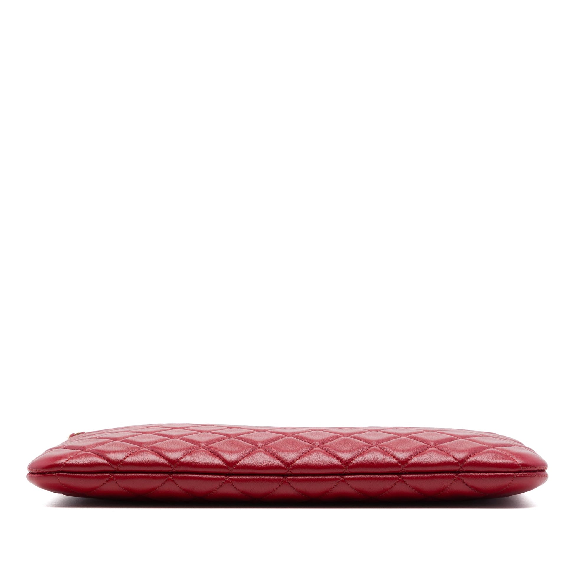 Chanel Medium Quilted Lambskin Chain Boy O Case Clutch