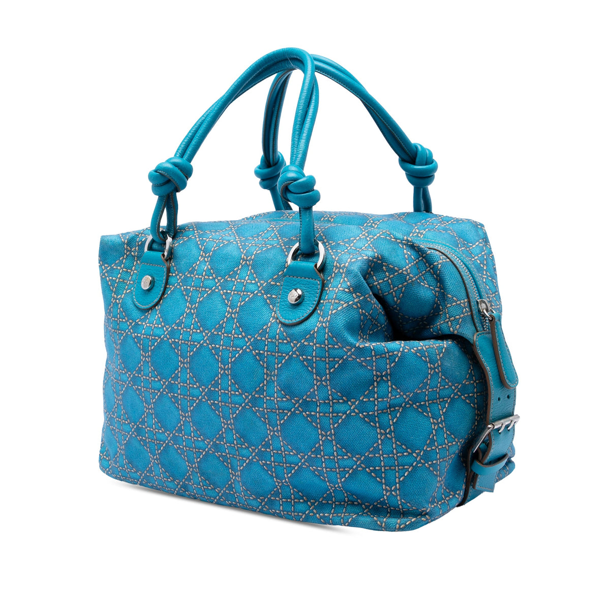 Dior Canvas Cannage Print Cherie Handbag