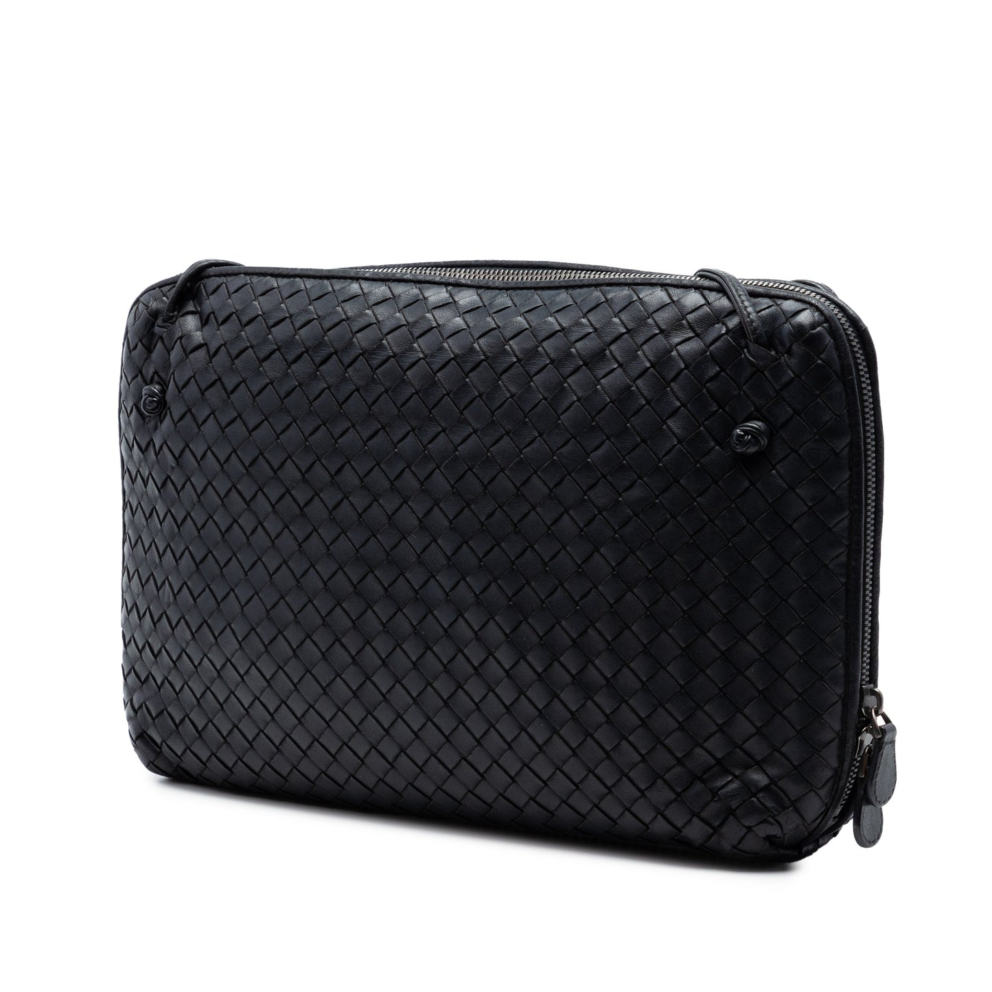 Bottega Veneta Large Nappa Intrecciato Nodini Crossbody