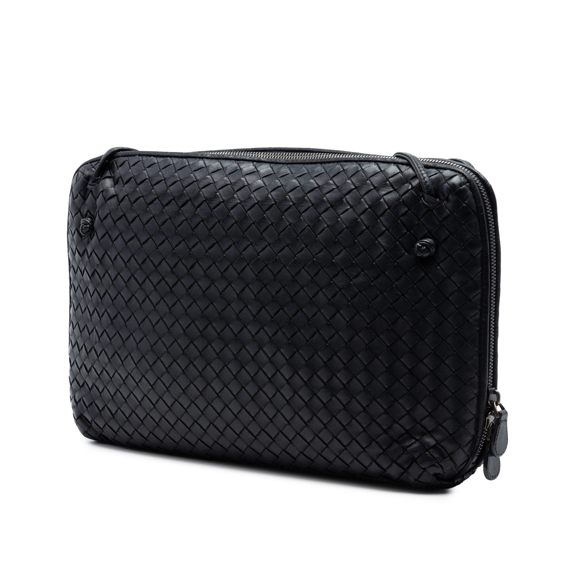 Bottega Veneta Large Nappa Intrecciato Nodini Crossbody
