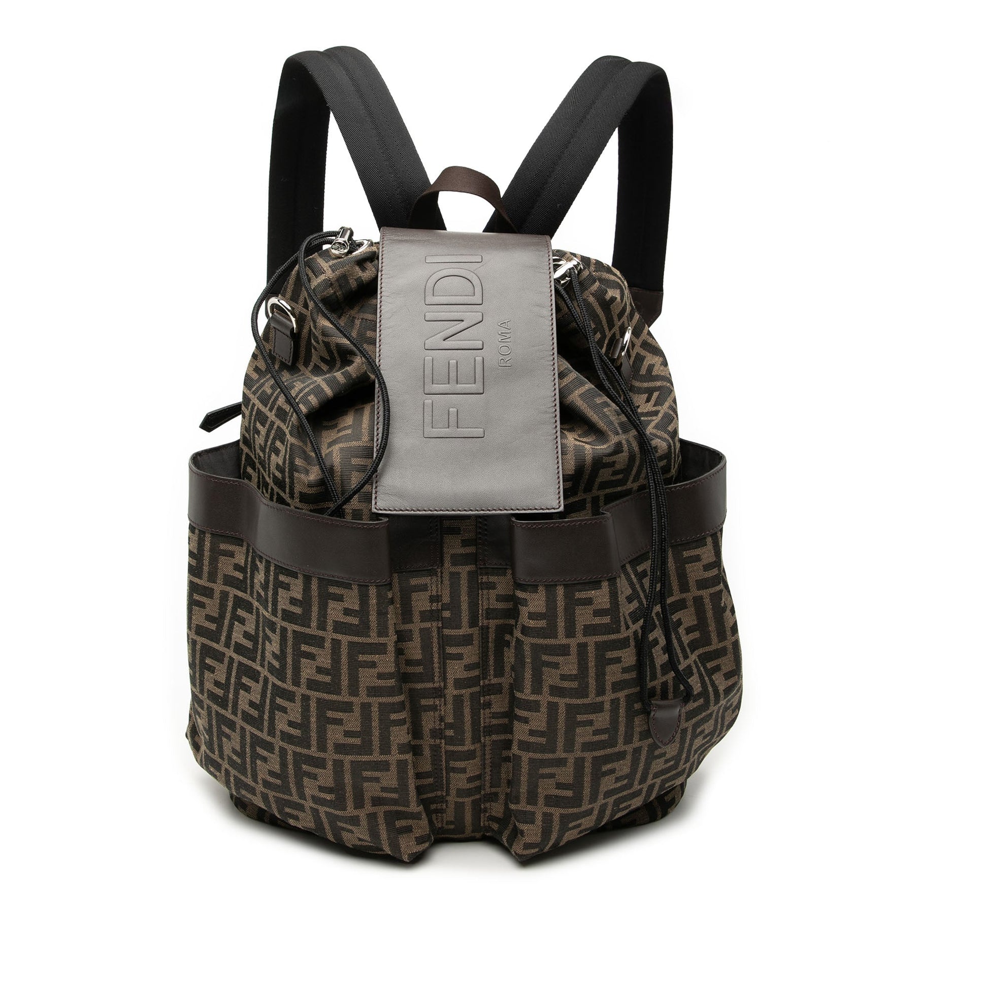 Fendi Large Zucca Canvas Strike Backpack