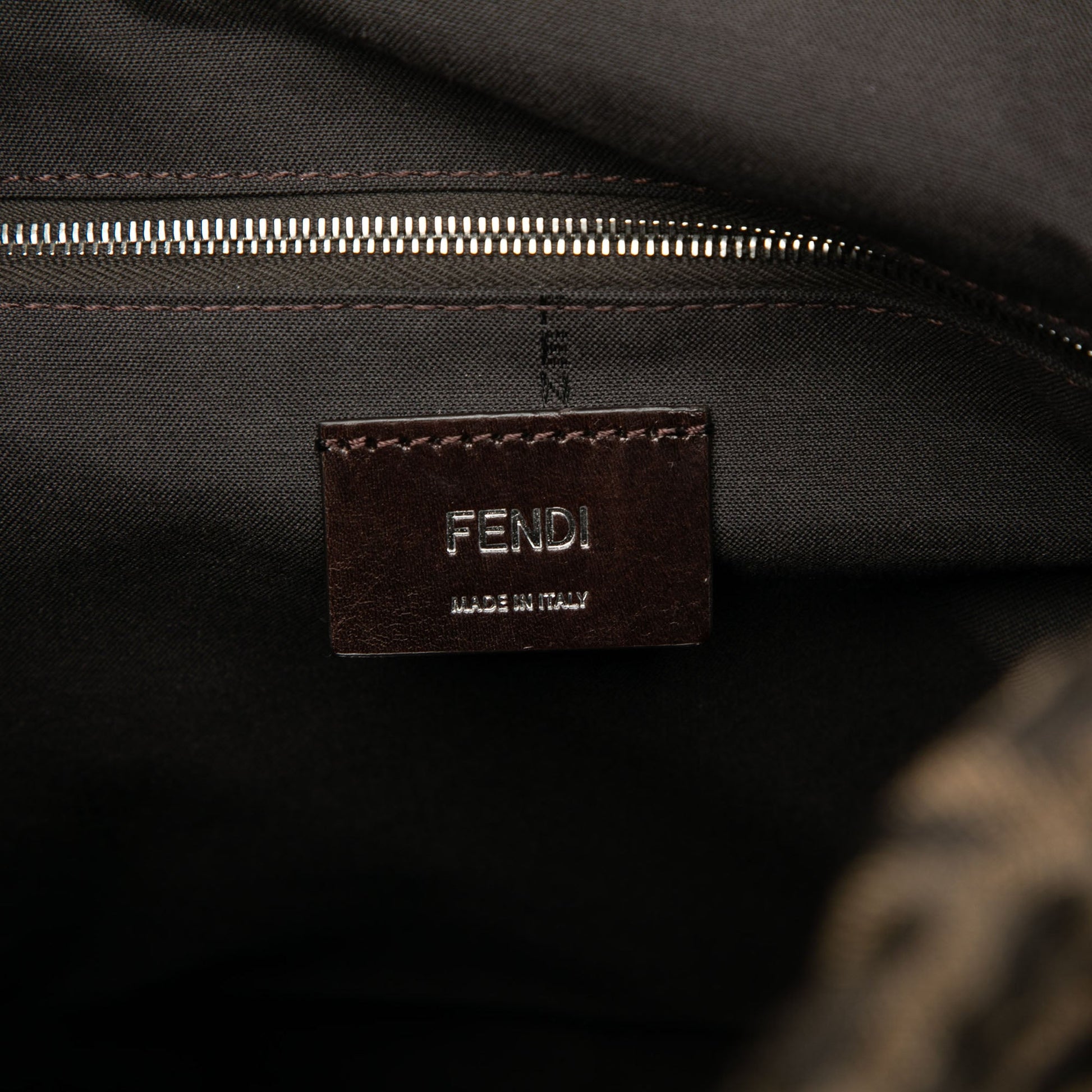 Fendi Large Zucca Canvas Strike Backpack