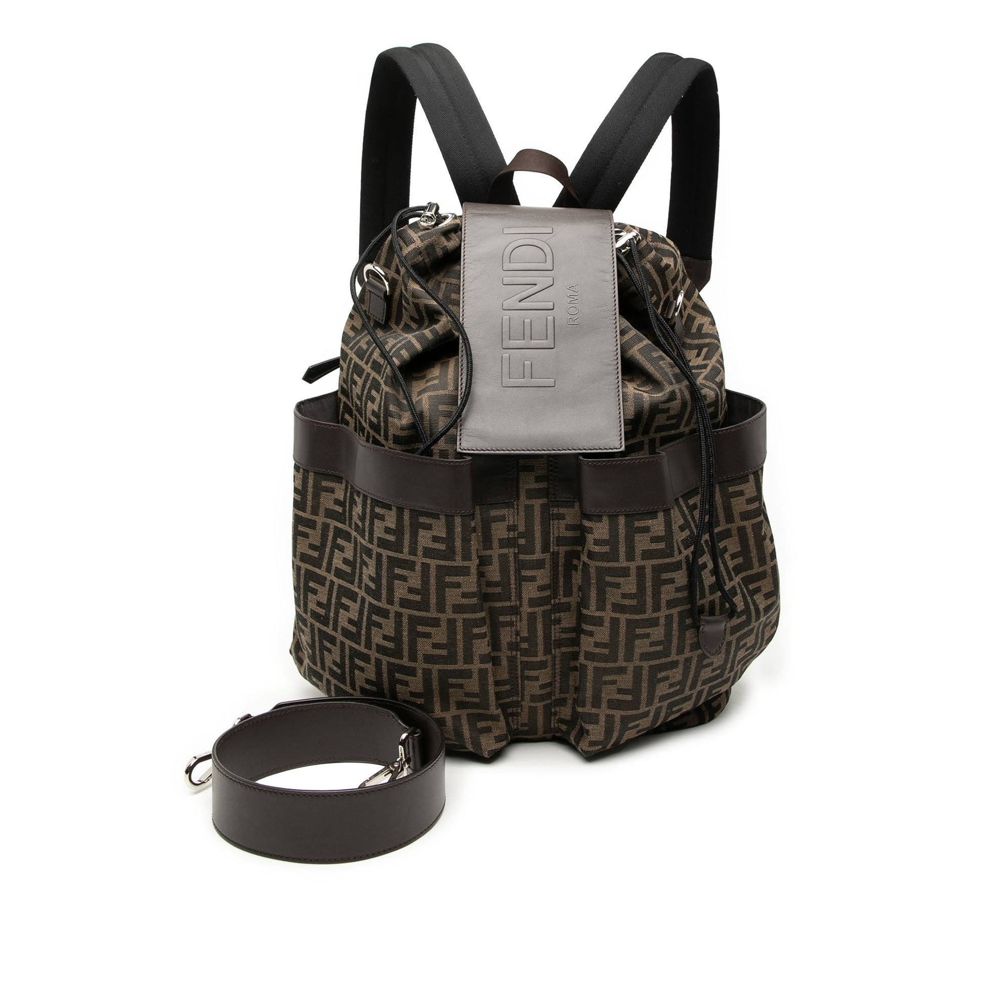 Fendi Large Zucca Canvas Strike Backpack